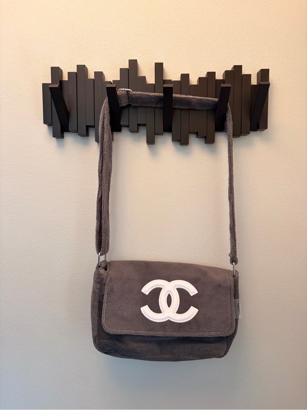 White CC Novelty Crossbody Bag